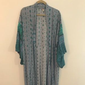 Spell & the Gypsy Collective Kimono, blue duster